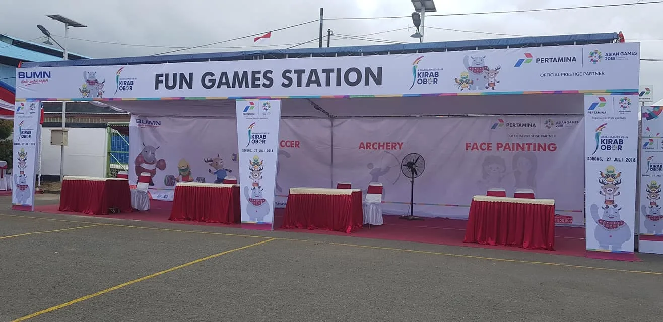 Dokumentasi event — Rental Partisi Booth Pameran, Kursi & Tenda Pesta di Papua